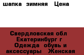 шапка  зимняя › Цена ­ 800 - Свердловская обл., Екатеринбург г. Одежда, обувь и аксессуары » Женская одежда и обувь   . Свердловская обл.